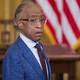 Al Sharpton arrives for an event where President Biden will sign a historic Executive Order to advance effective, accountable policing and strengthen public safety during an event held in the East Room of The White House in Washington, DC on May 25, 2022.
